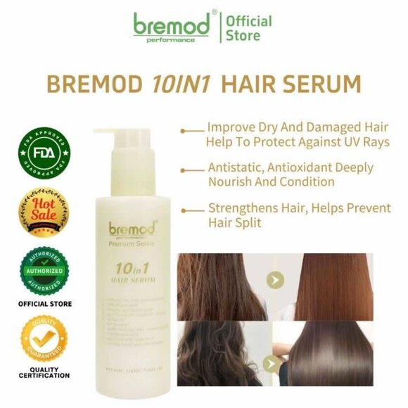 Bremod Premium Series 10 IN 1  Hair Serum Mosturizer Hair Care - Picture 2 of 5